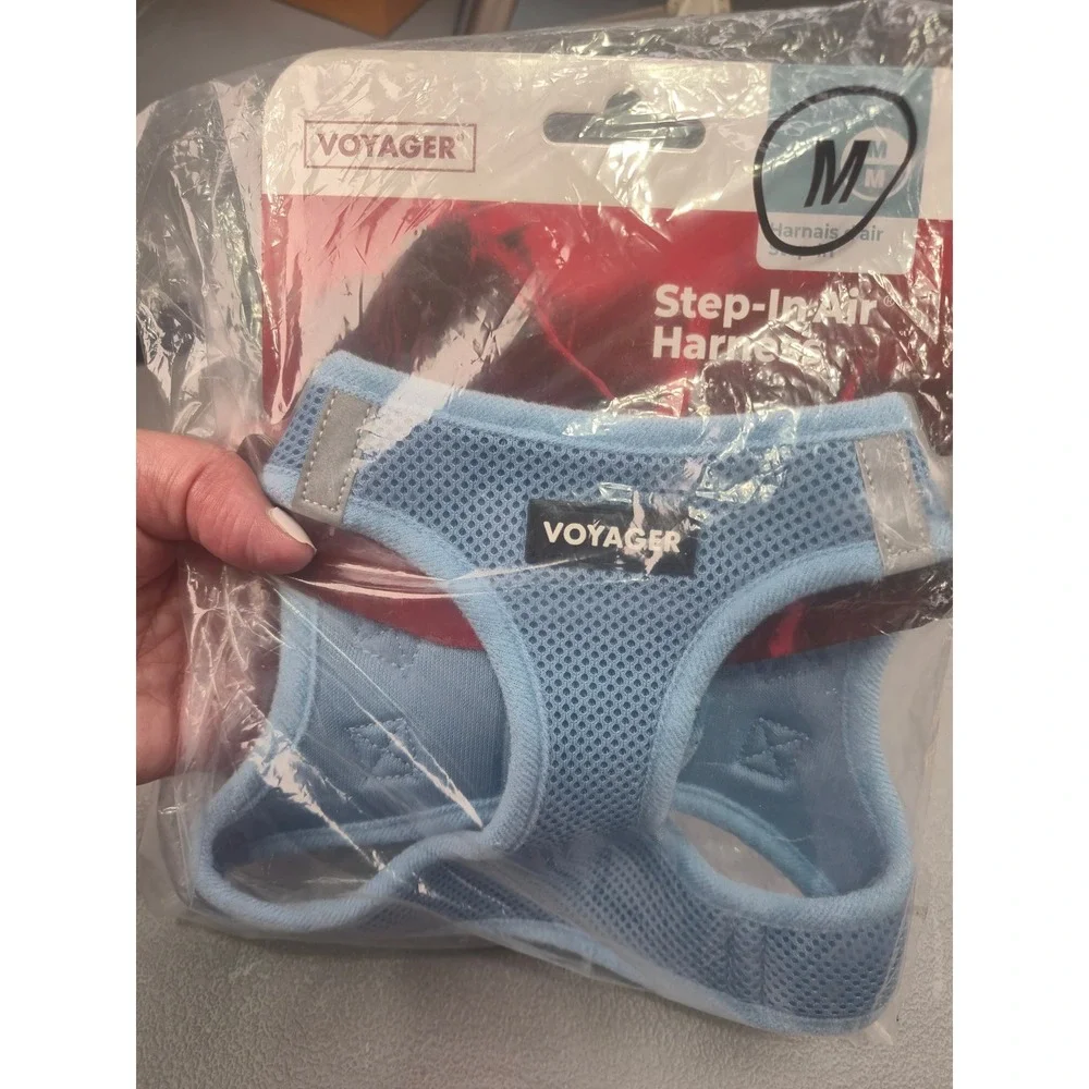 Voyager Step-In Air Mesh Dog Harness Light Blue Size Medium 207T-BBW